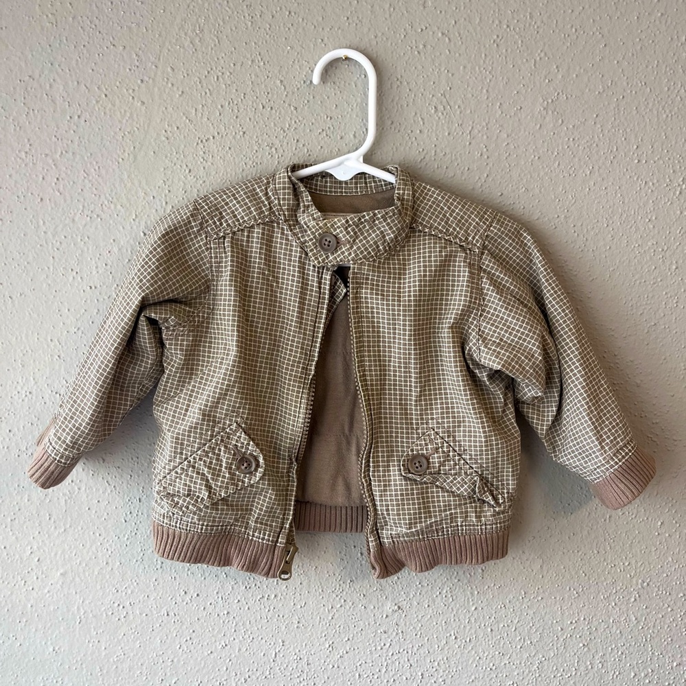 Boys 12 month vintage old bomber jacket